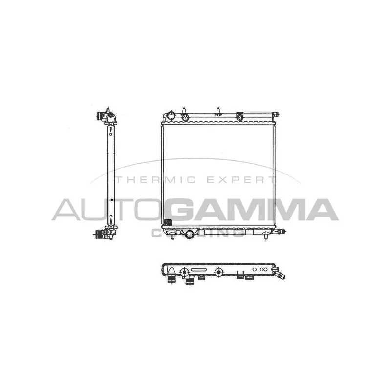 Radiateur, refroidissement du moteur AUTOGAMMA 103569