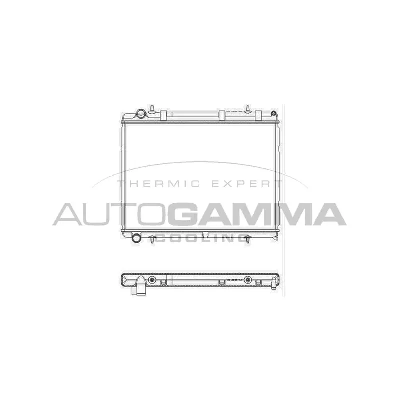 Radiateur, refroidissement du moteur AUTOGAMMA 103571