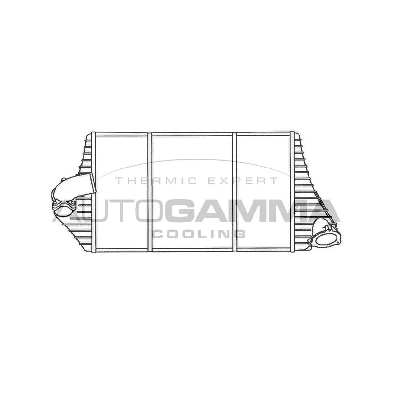 Intercooler, échangeur AUTOGAMMA 103576