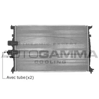 Radiateur, refroidissement du moteur AUTOGAMMA 103580