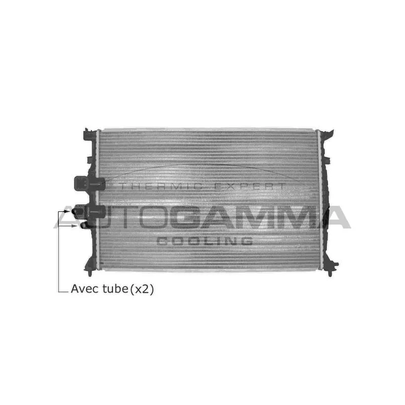 Radiateur, refroidissement du moteur AUTOGAMMA 103580