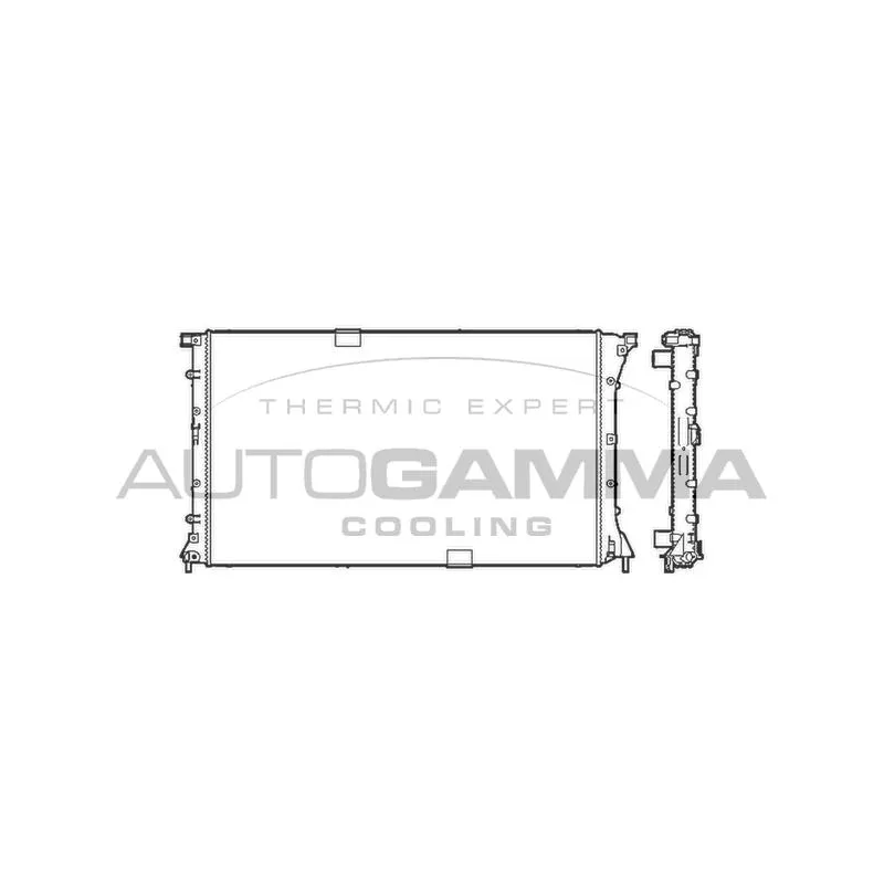 Radiateur, refroidissement du moteur AUTOGAMMA 103601