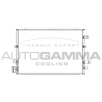 Condenseur, climatisation AUTOGAMMA 103603