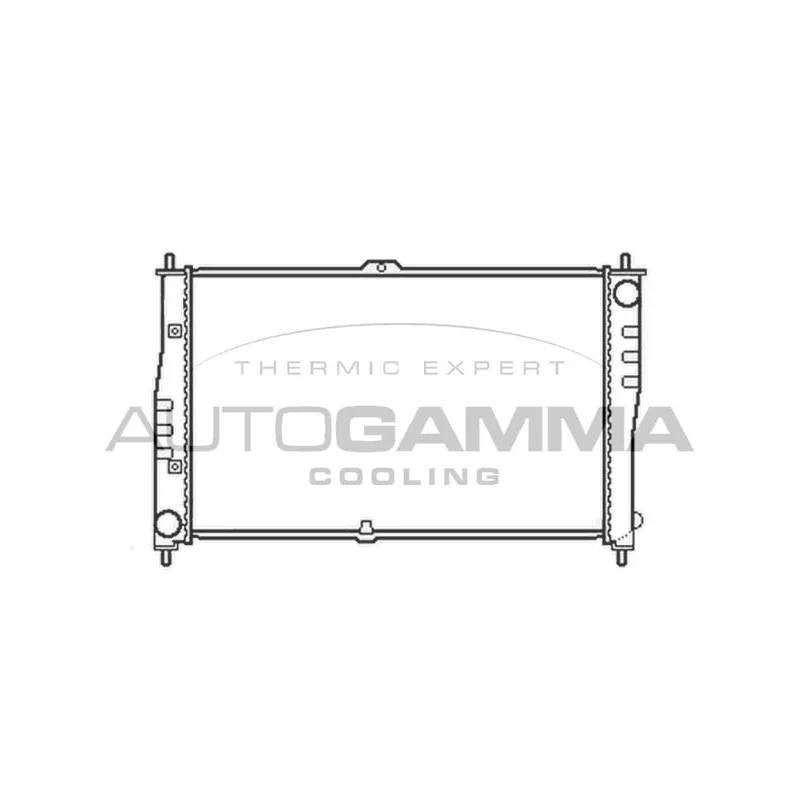 Radiateur, refroidissement du moteur AUTOGAMMA 103607