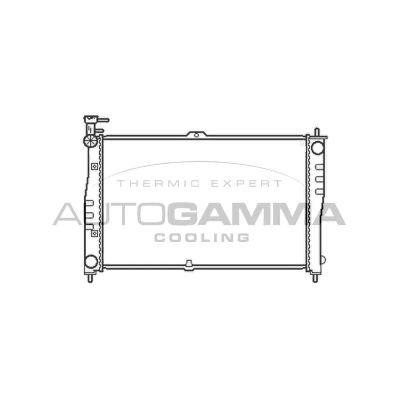 Radiateur, refroidissement du moteur AUTOGAMMA 103609