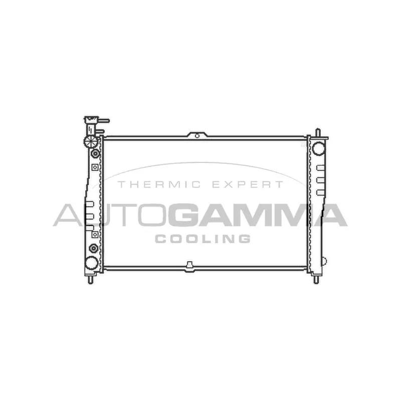 Radiateur, refroidissement du moteur AUTOGAMMA 103610