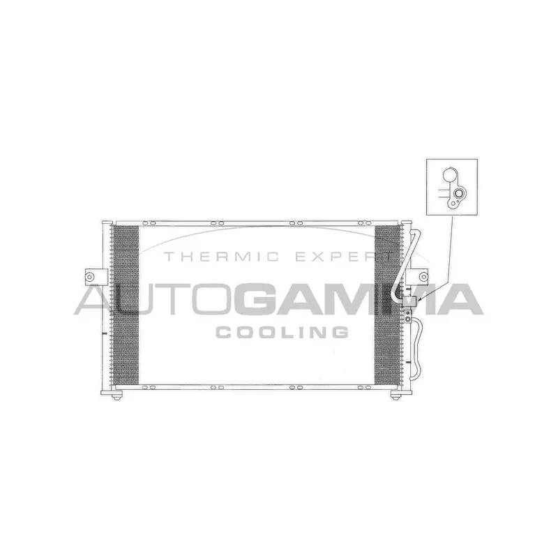 Condenseur, climatisation AUTOGAMMA 103611