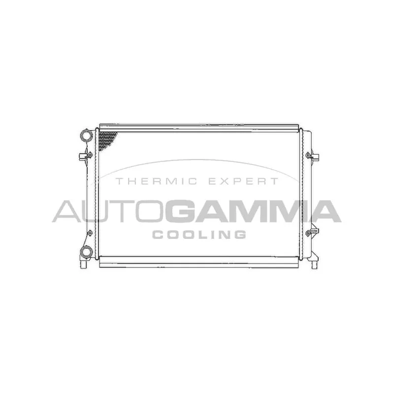 Radiateur, refroidissement du moteur AUTOGAMMA 103613