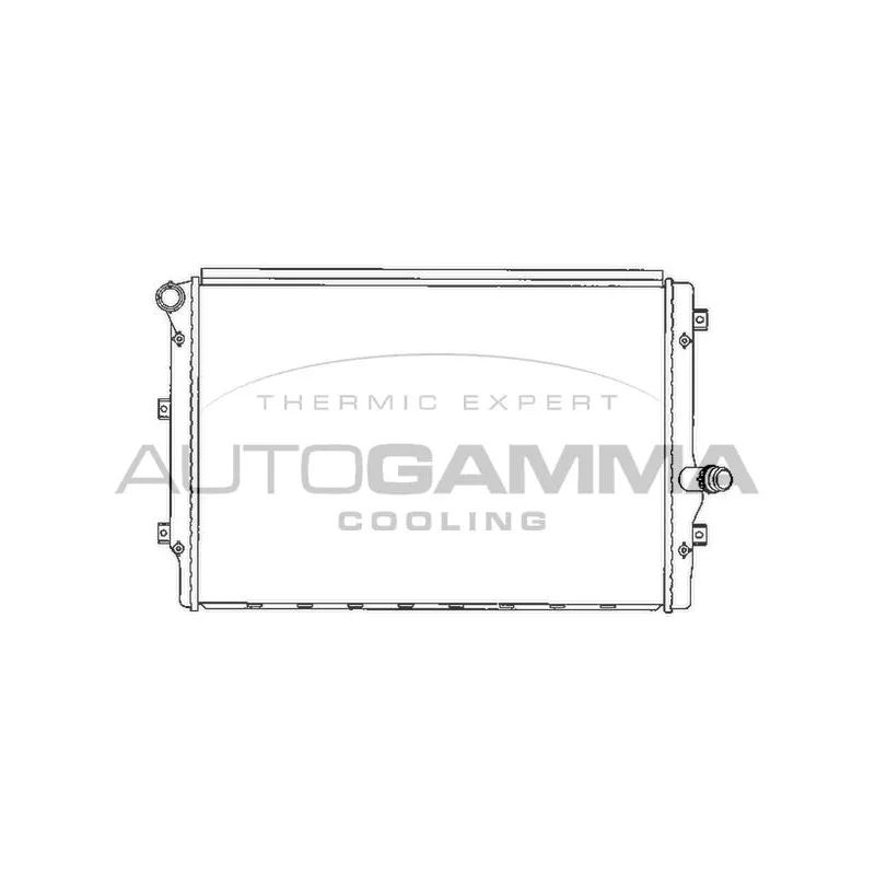 Radiateur, refroidissement du moteur AUTOGAMMA 103614