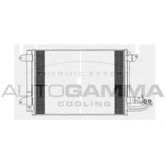 Condenseur, climatisation AUTOGAMMA 103615