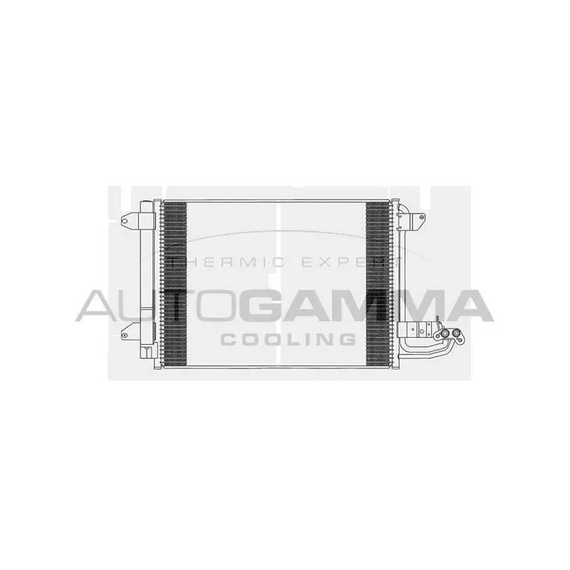 Condenseur, climatisation AUTOGAMMA 103615