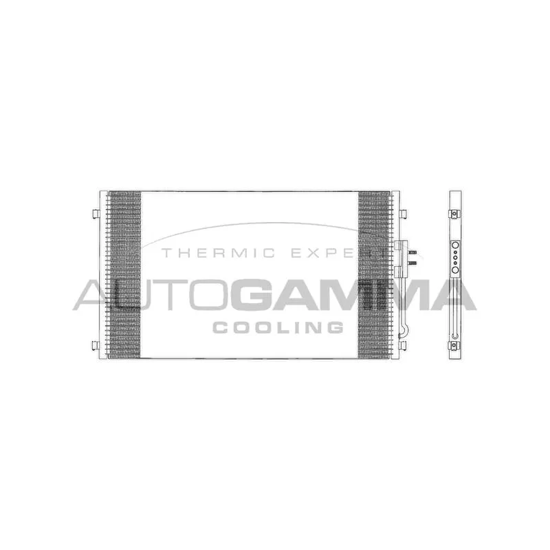 Condenseur, climatisation AUTOGAMMA 103618