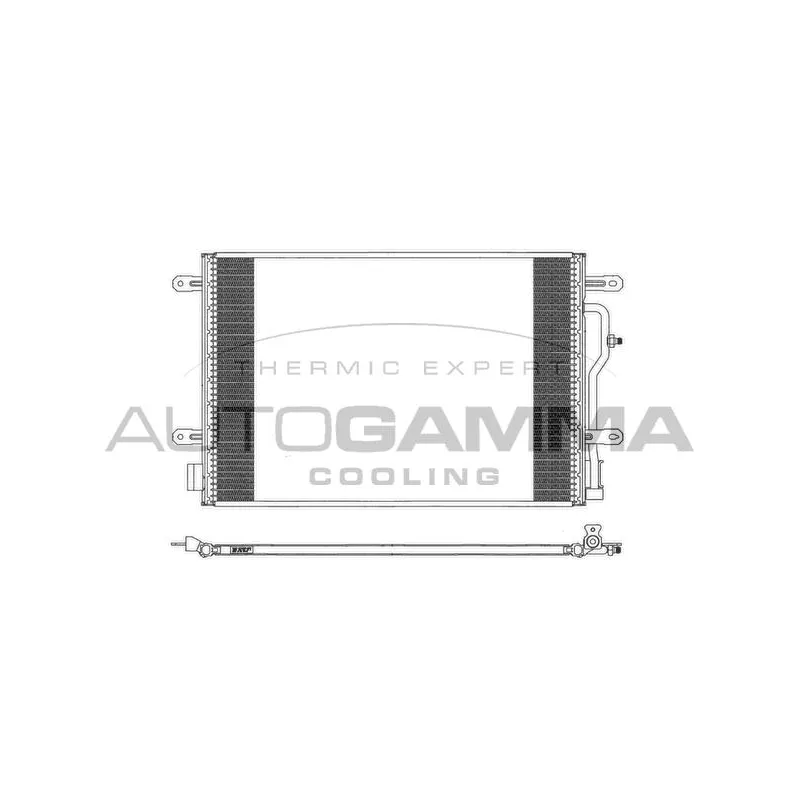 Condenseur, climatisation AUTOGAMMA 103620