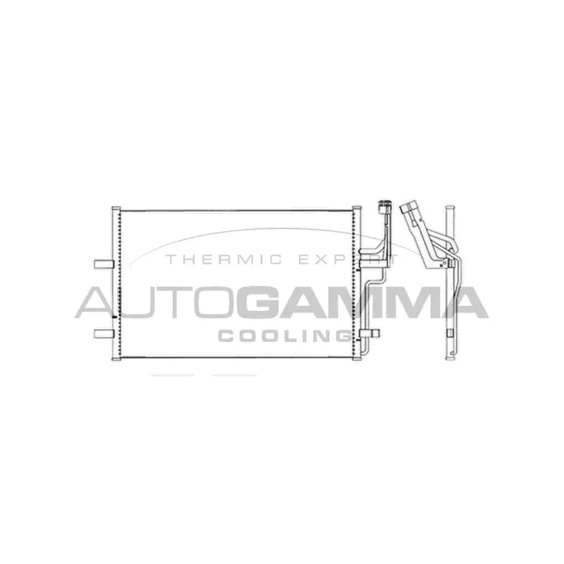 Condenseur, climatisation AUTOGAMMA 103622