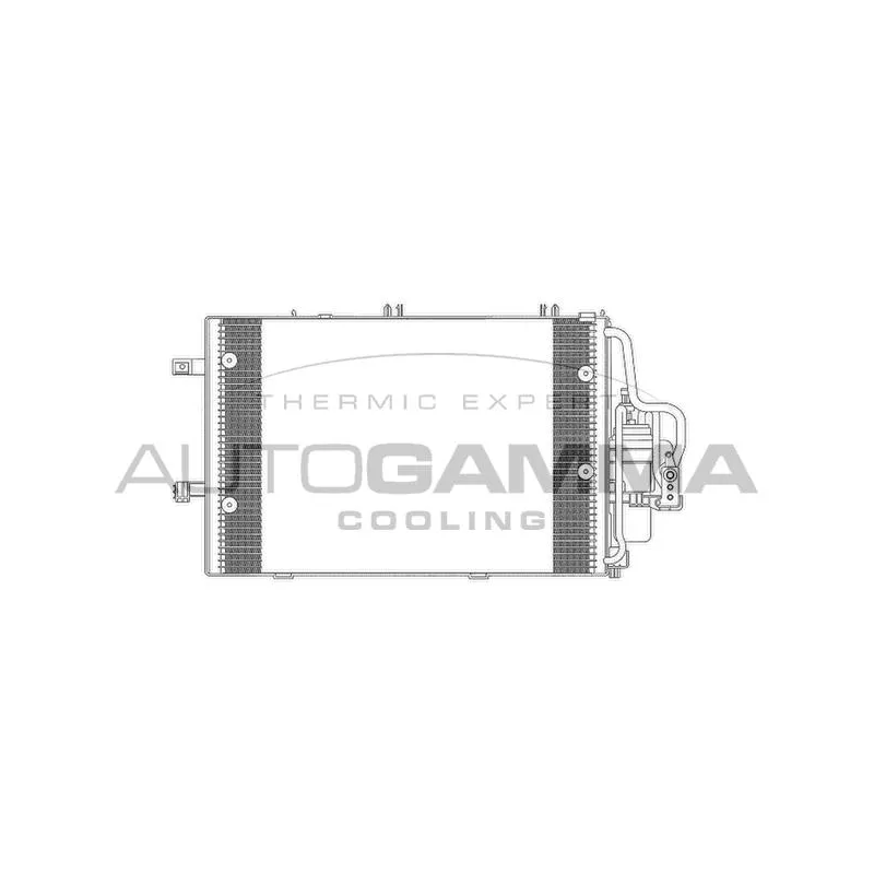 Condenseur, climatisation AUTOGAMMA 103624