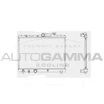 Radiateur, refroidissement du moteur AUTOGAMMA 103626