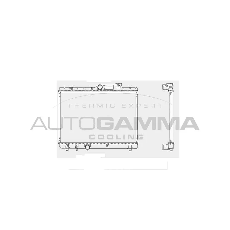 Radiateur, refroidissement du moteur AUTOGAMMA 103626