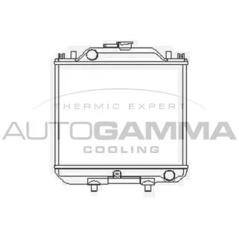 Radiateur, refroidissement du moteur AUTOGAMMA 103634