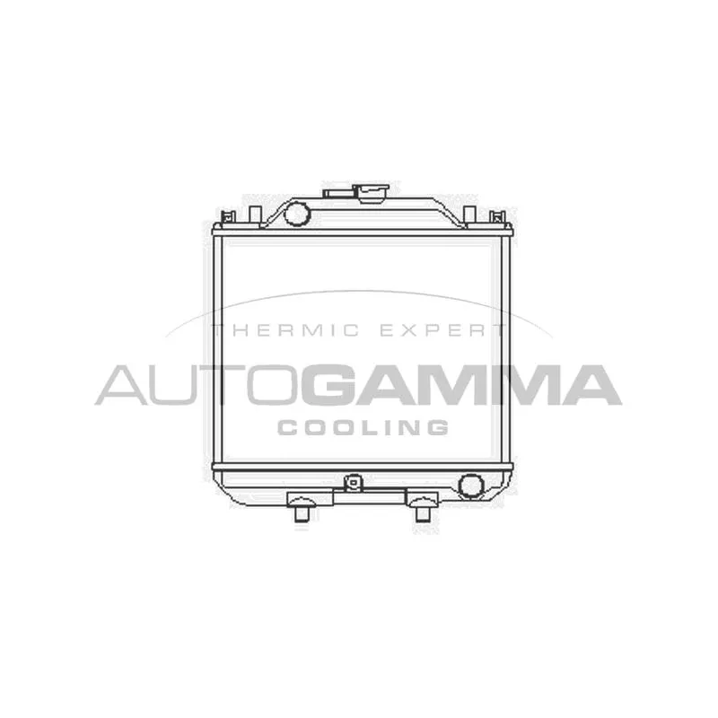 Radiateur, refroidissement du moteur AUTOGAMMA 103634