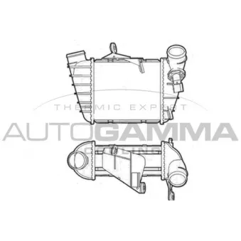 Intercooler, échangeur AUTOGAMMA 103637