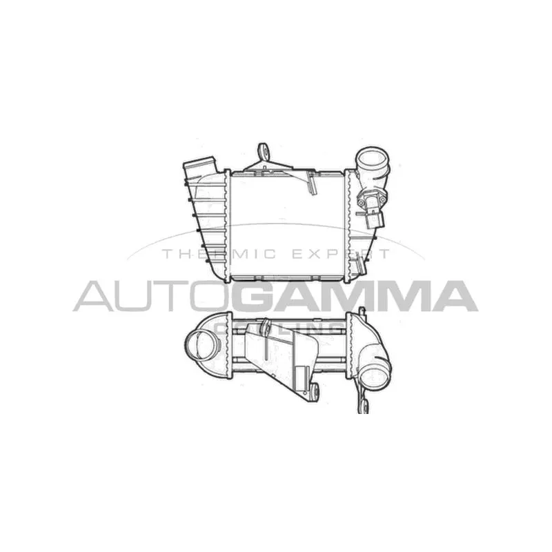 Intercooler, échangeur AUTOGAMMA 103637