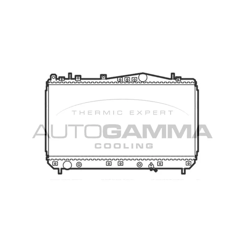 Radiateur, refroidissement du moteur AUTOGAMMA 103651