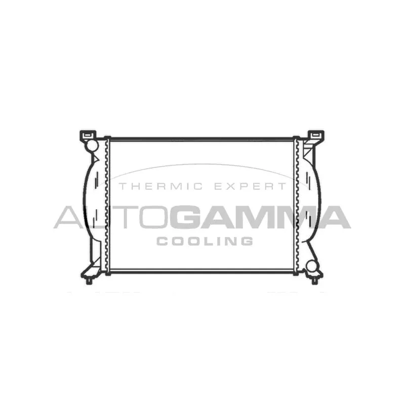 Radiateur, refroidissement du moteur AUTOGAMMA 103654