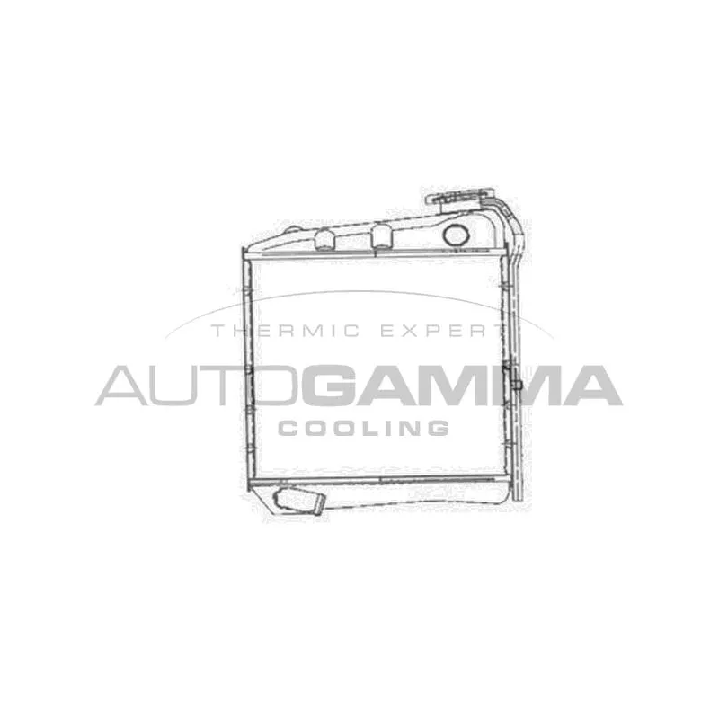 Radiateur, refroidissement du moteur AUTOGAMMA 103657