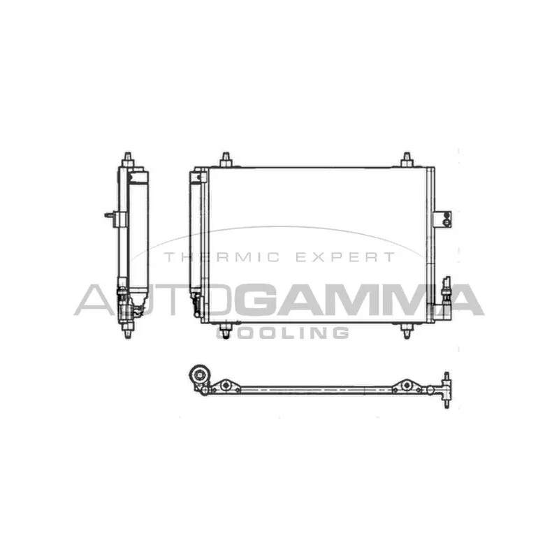 Condenseur, climatisation AUTOGAMMA 103659