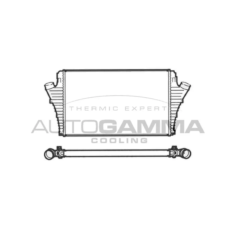 Intercooler, échangeur AUTOGAMMA 103661