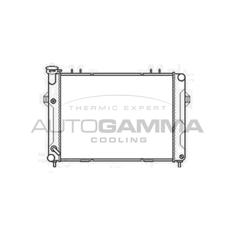 Radiateur, refroidissement du moteur AUTOGAMMA 103665
