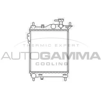 Radiateur, refroidissement du moteur AUTOGAMMA 103667