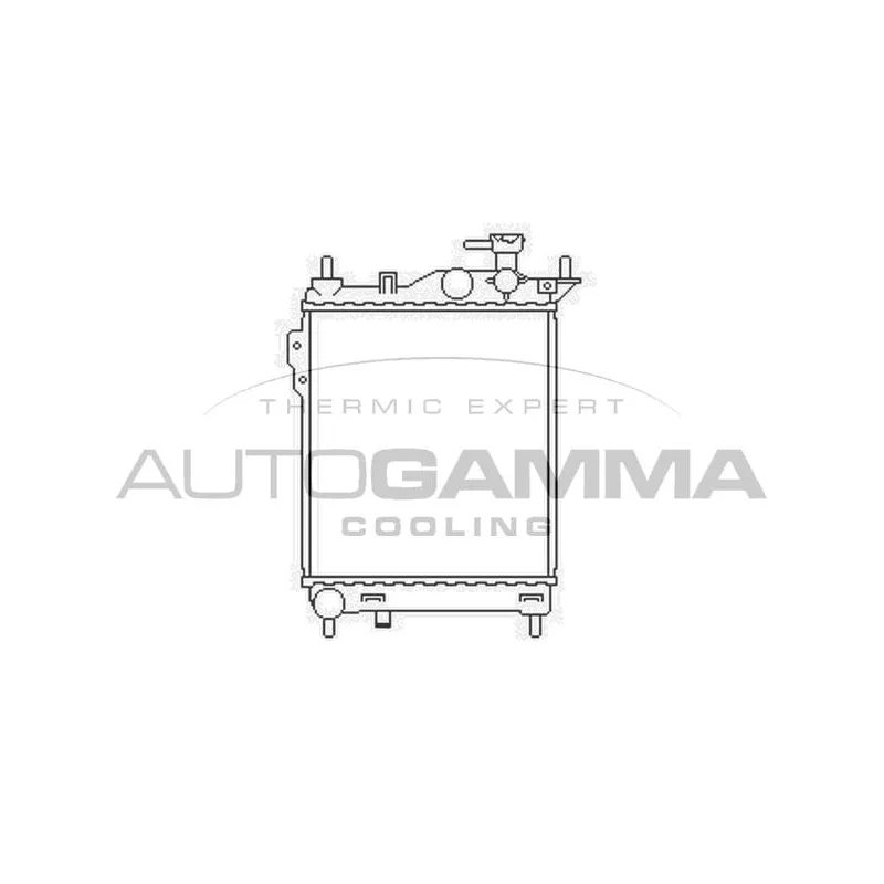 Radiateur, refroidissement du moteur AUTOGAMMA 103667
