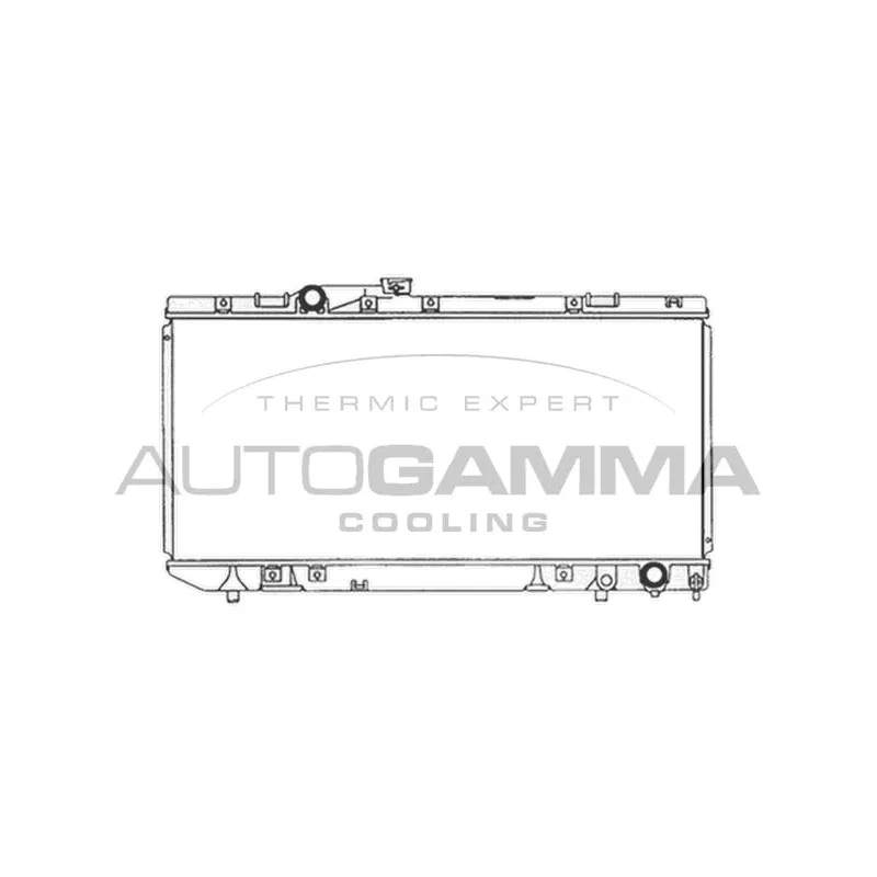 Radiateur, refroidissement du moteur AUTOGAMMA 103670