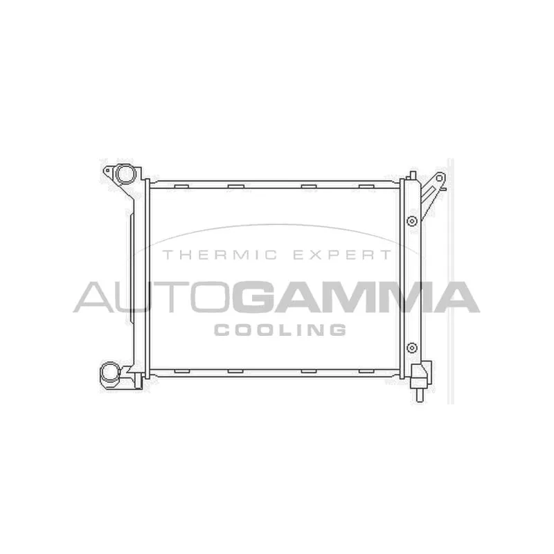 Radiateur, refroidissement du moteur AUTOGAMMA 103671