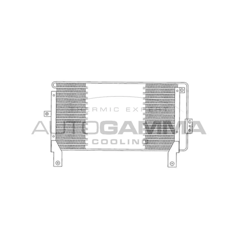 Condenseur, climatisation AUTOGAMMA 103681