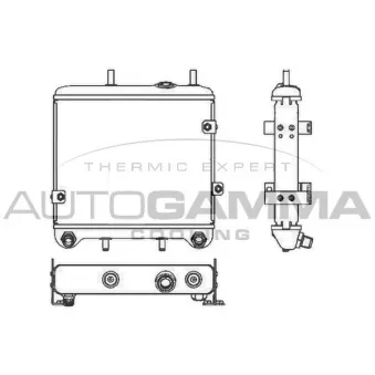 Radiateur d'huile AUTOGAMMA 103682