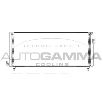 Condenseur, climatisation AUTOGAMMA 103687