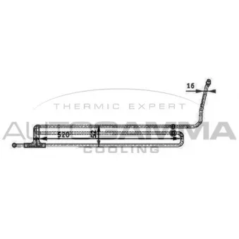 Radiateur d'huile AUTOGAMMA 103688