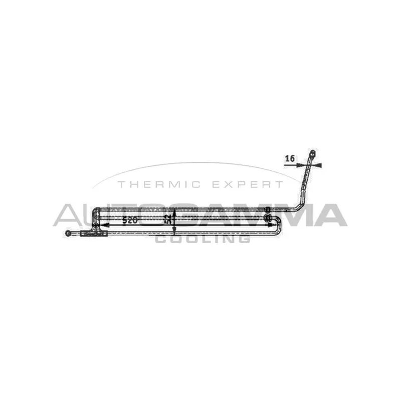 Radiateur d'huile AUTOGAMMA 103688