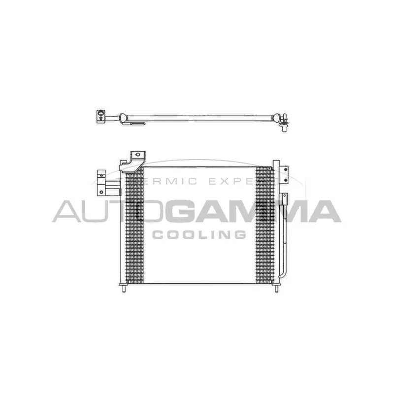 Condenseur, climatisation AUTOGAMMA 103692
