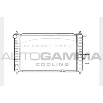 Radiateur, refroidissement du moteur AUTOGAMMA 103697