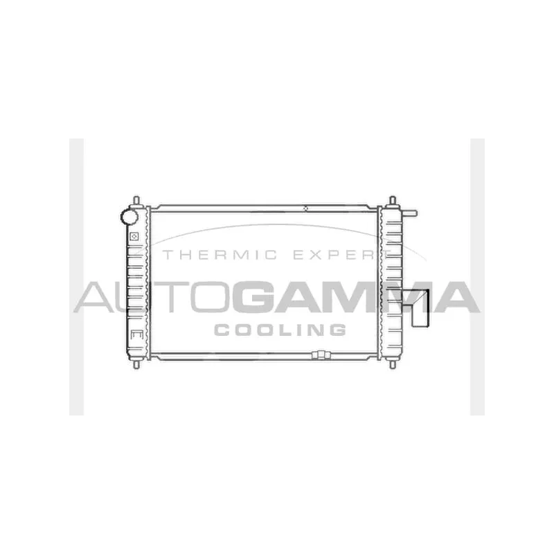 Radiateur, refroidissement du moteur AUTOGAMMA 103697