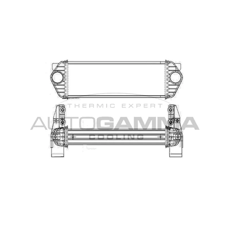 Intercooler, échangeur AUTOGAMMA 103702