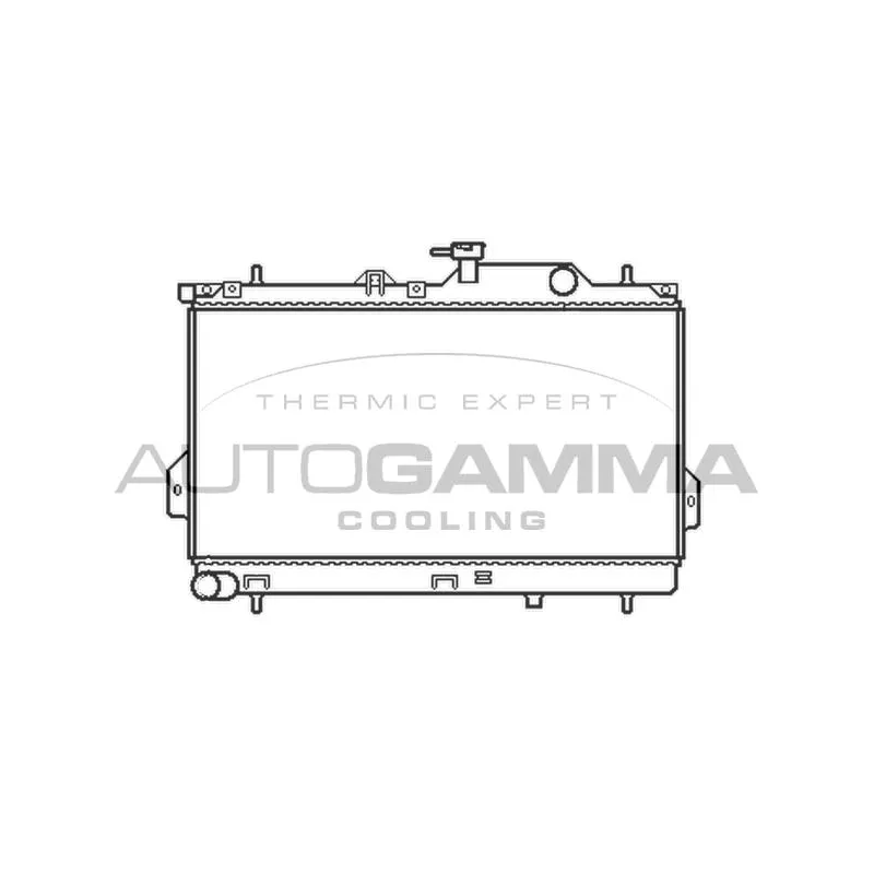 Radiateur, refroidissement du moteur AUTOGAMMA 103703