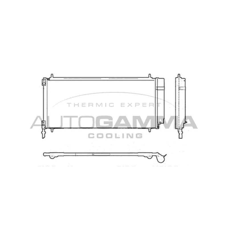 Condenseur, climatisation AUTOGAMMA 103709