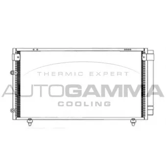 Condenseur, climatisation AUTOGAMMA 103710