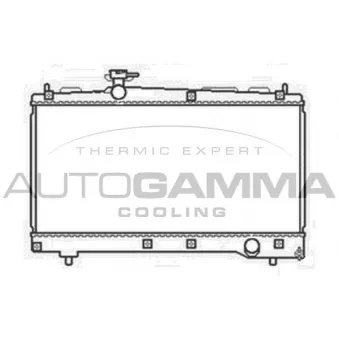 Radiateur, refroidissement du moteur AUTOGAMMA 103712