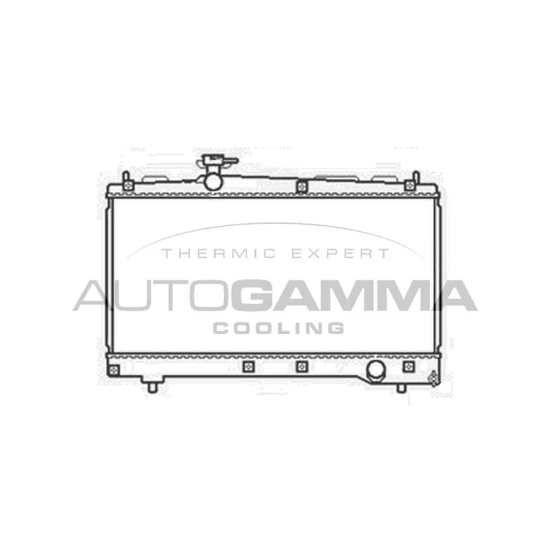 Radiateur, refroidissement du moteur AUTOGAMMA 103712