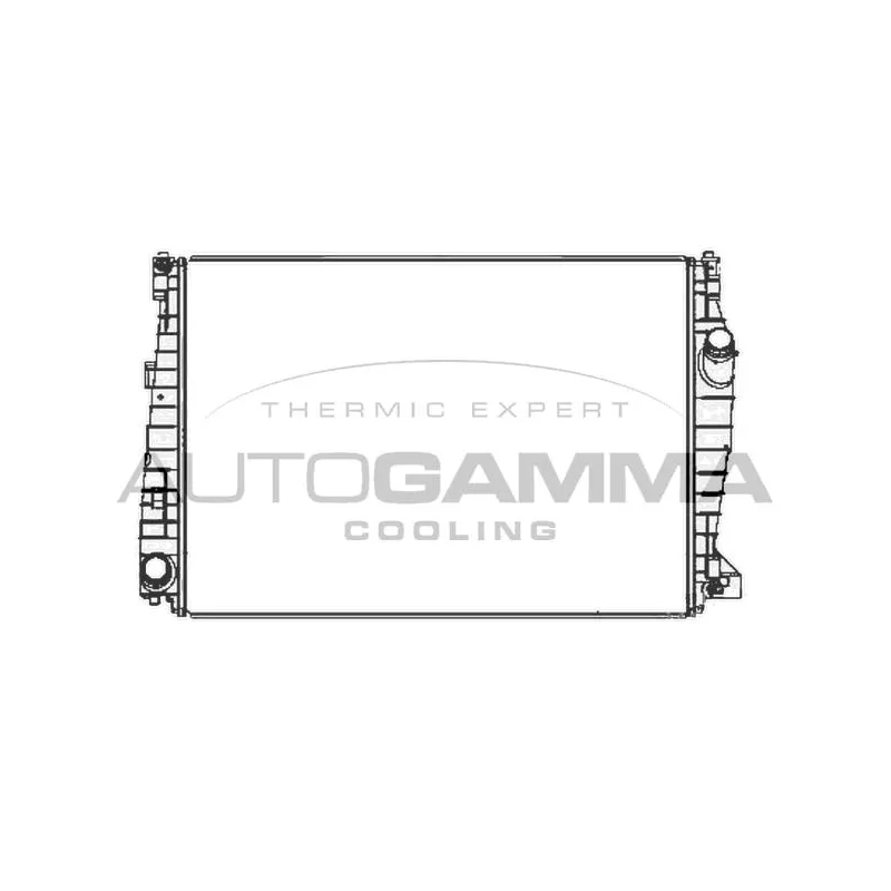 Radiateur, refroidissement du moteur AUTOGAMMA 103715